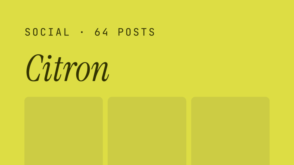 Citron — Social Grid Kit 1024x576